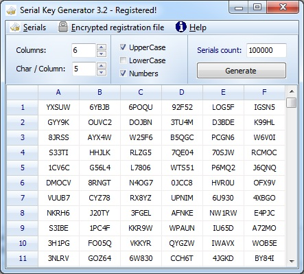 Key generator for pc games